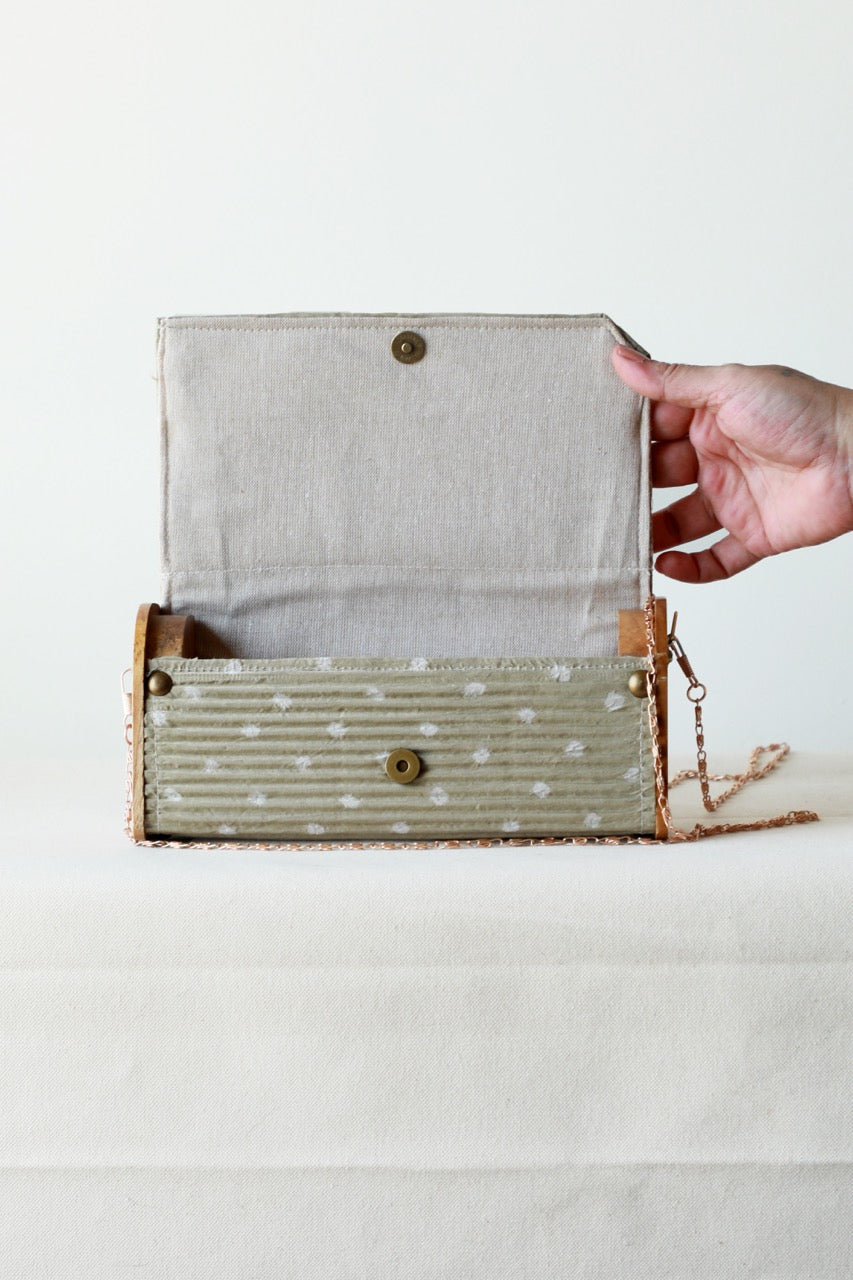 Resham upcycled Mini Clutch