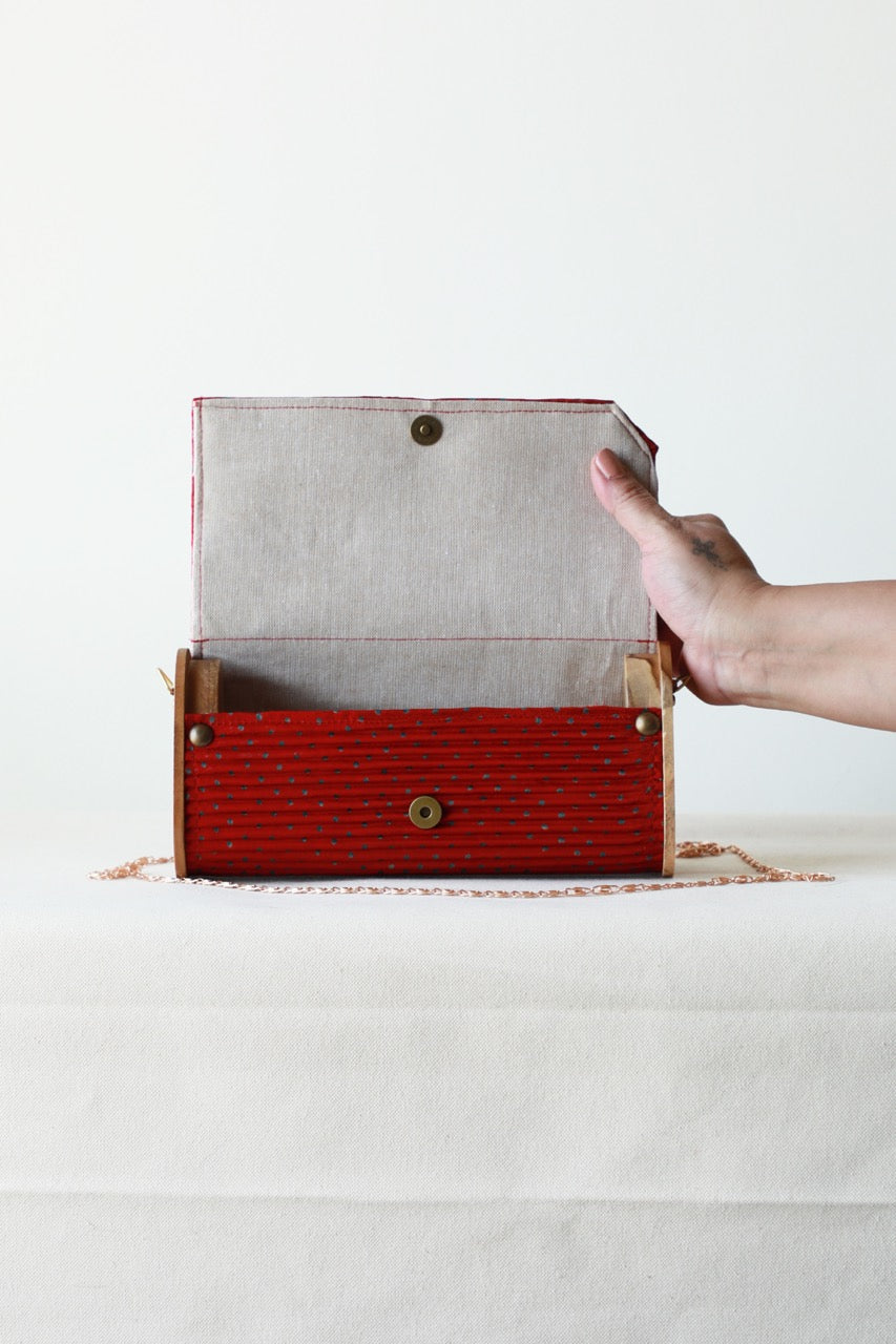 Silkeu upcycled Mini Clutch