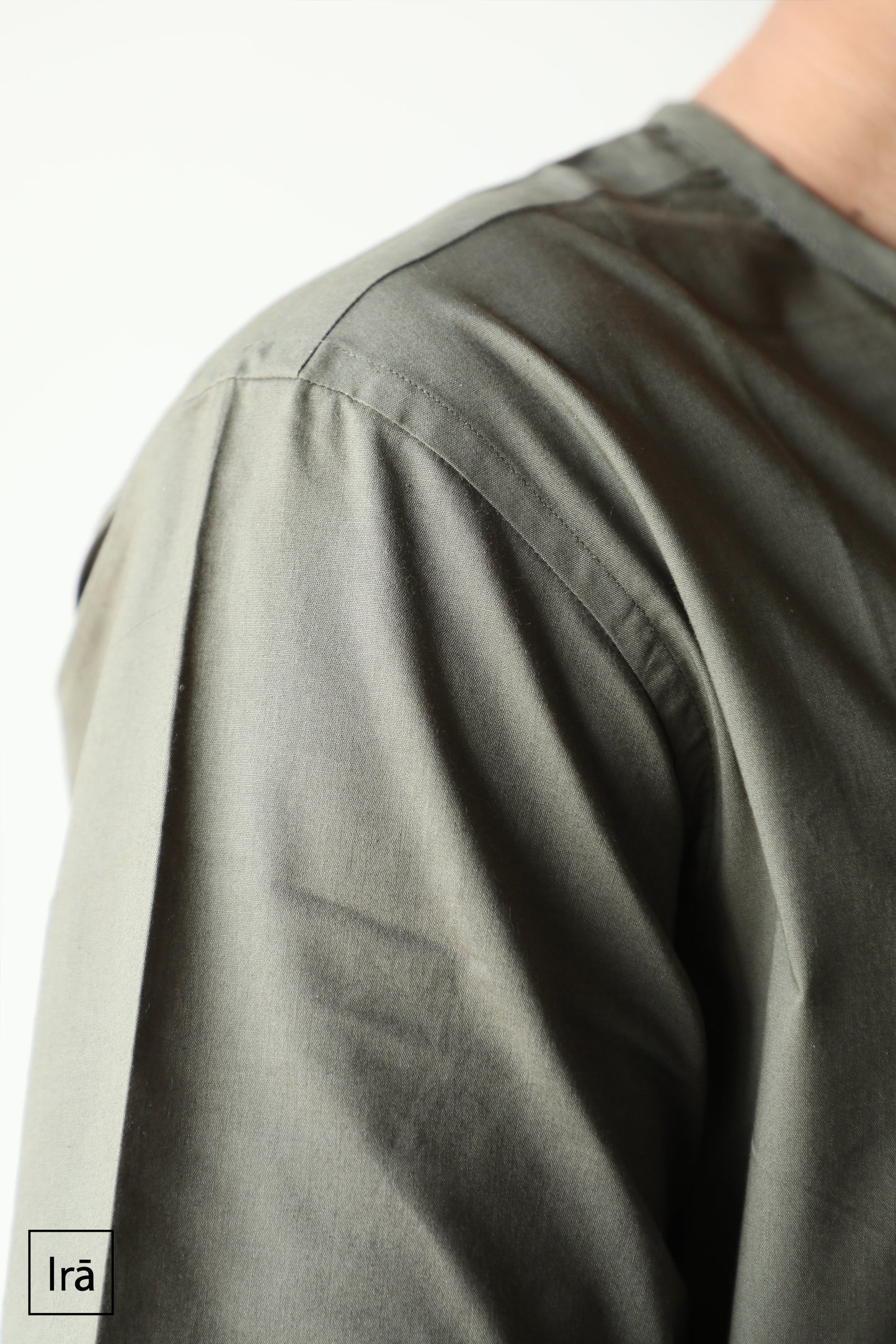 Olive off button Pehran (Shirt)