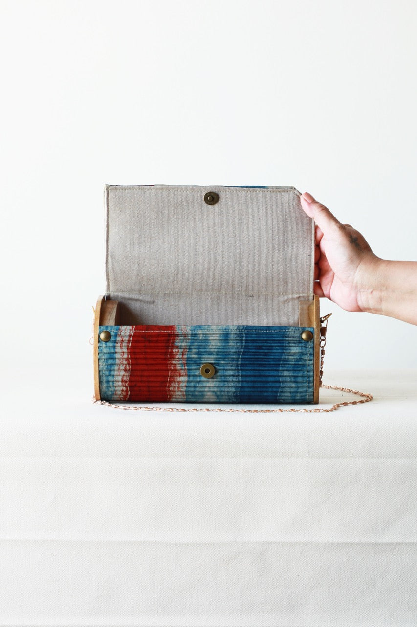Shelk upcylcled Mini Clutch