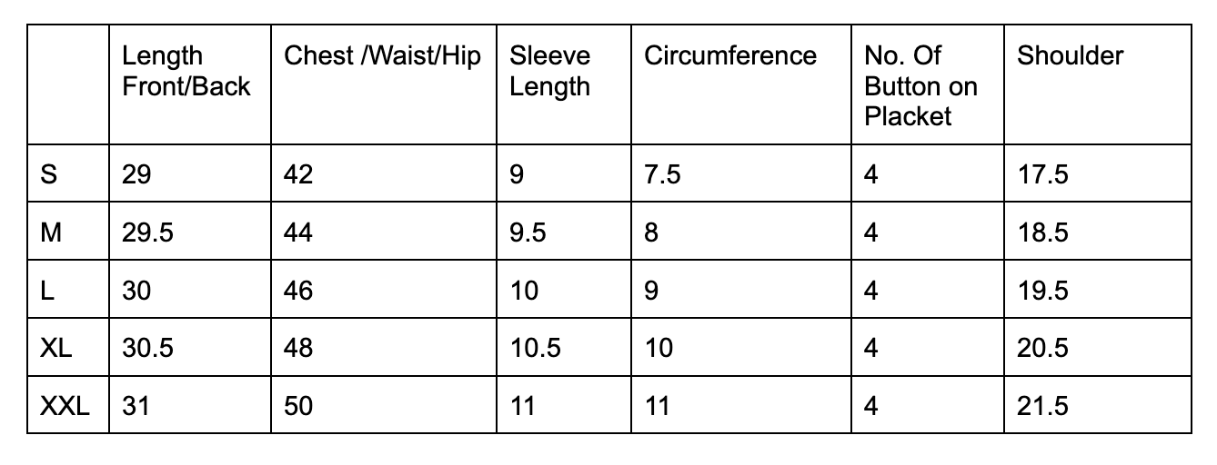 Olive off button Pehran (Shirt)