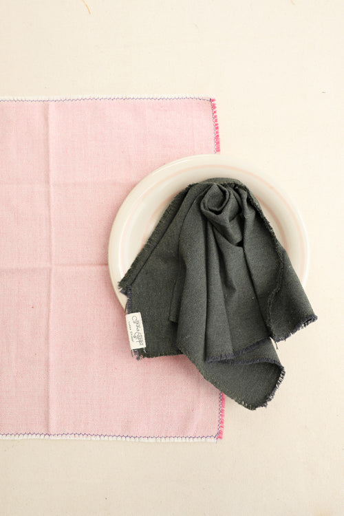 Forest and Stone Spun Table Linen Set of 6