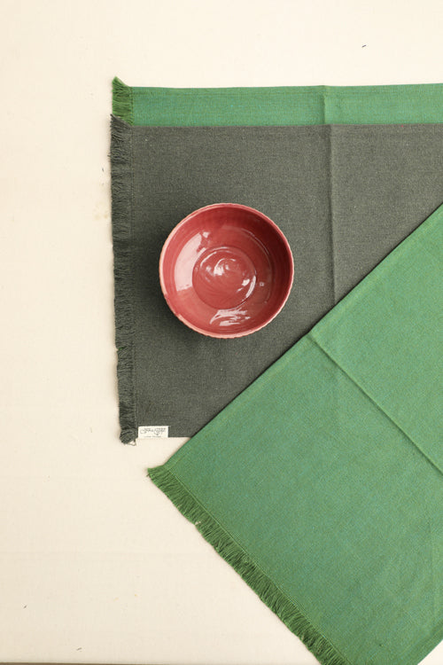 Forest and Stone Spun Table Linen Set of 6
