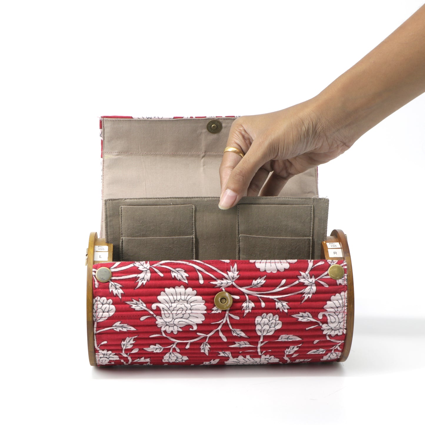 Wild Prune Round Clutch