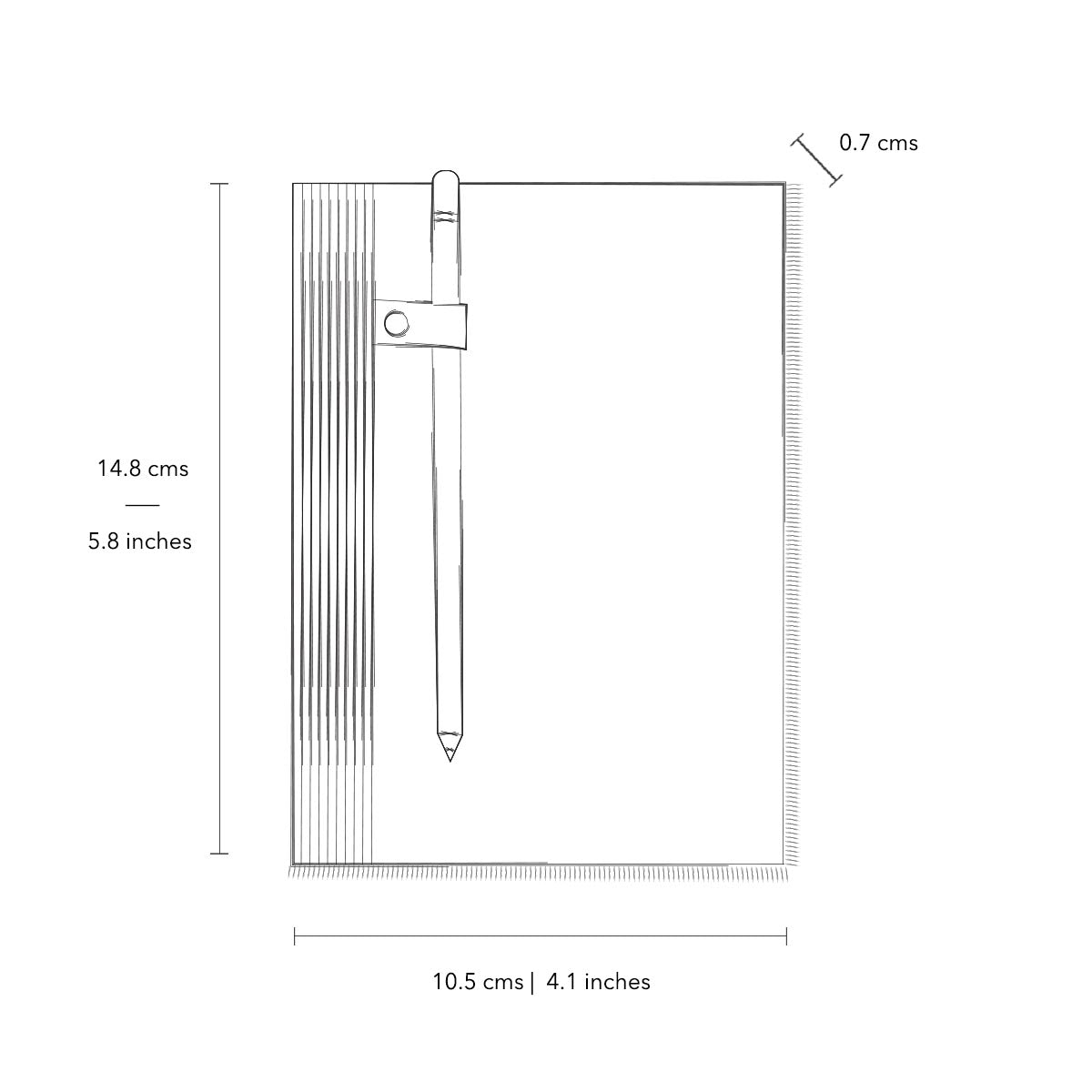 Set of 3 A6 Paperback - Notebook