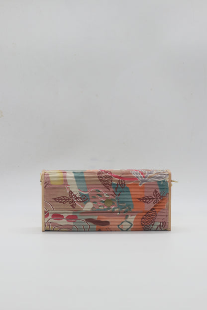 Peach Forest Mini Clutch