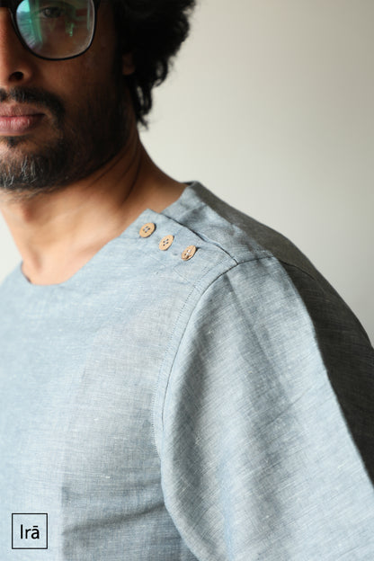 Slate soulder button Pehran (Shirt)