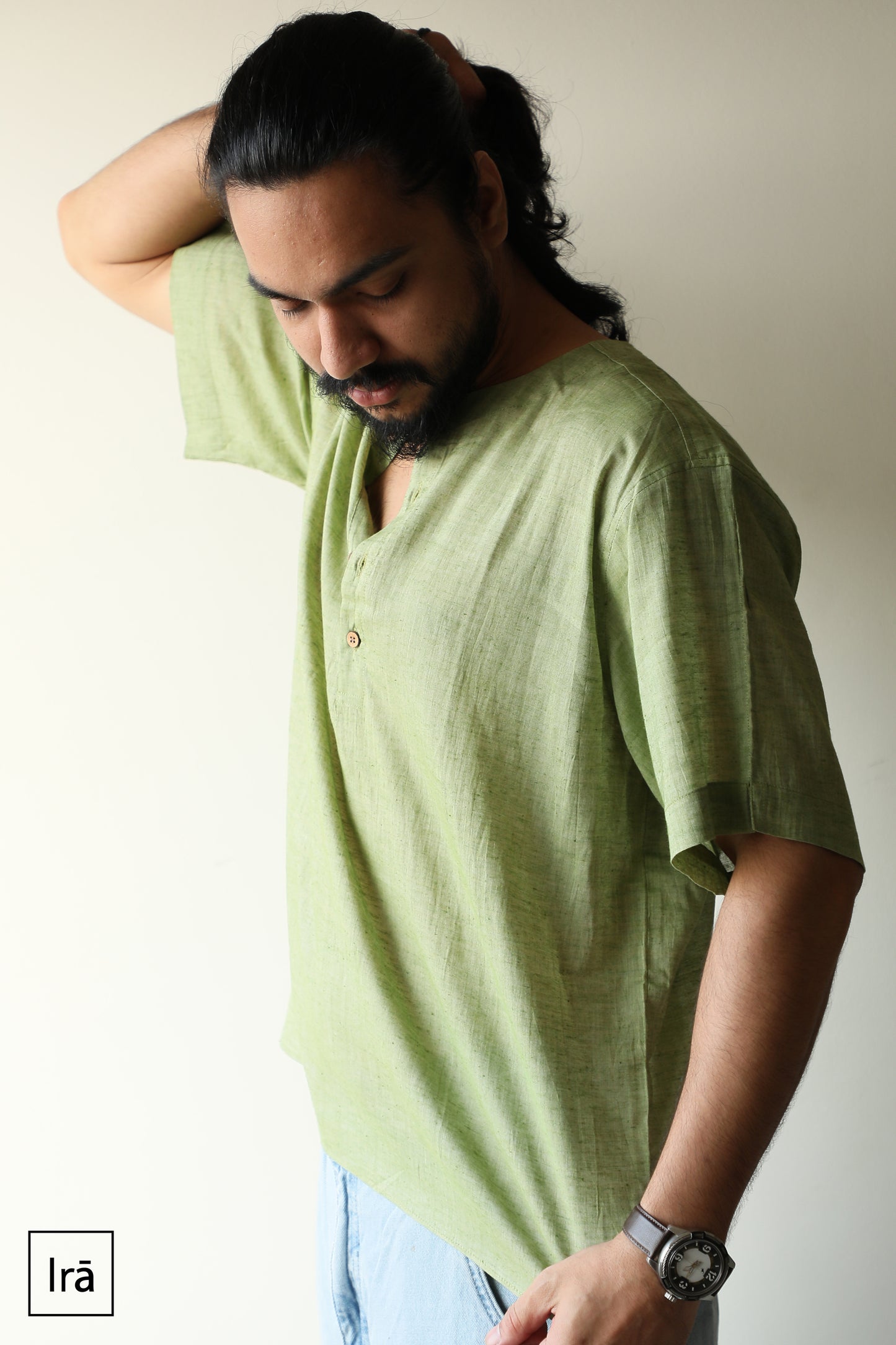 Lettuce green classic Pehran (Shirt)