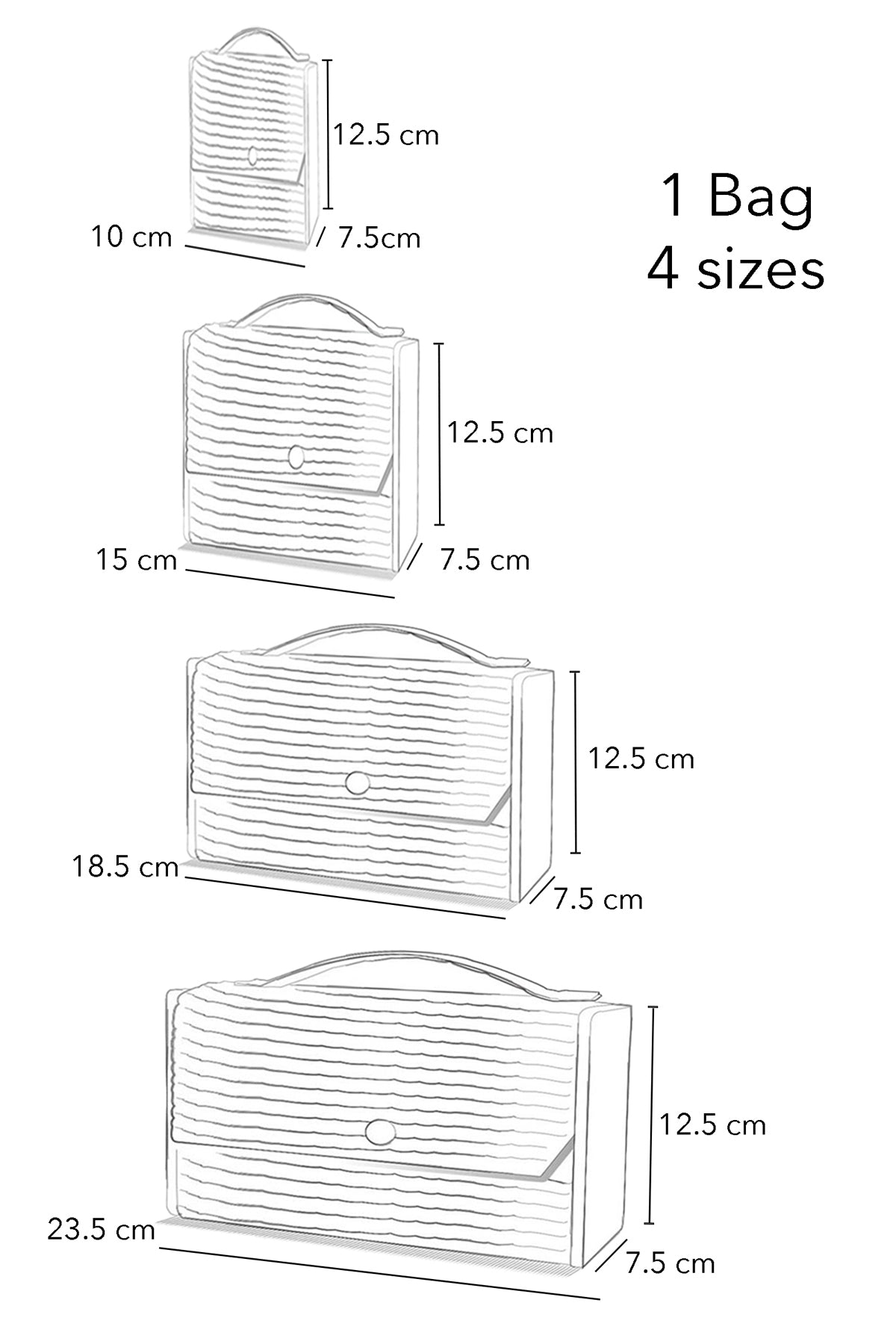 Baarish 4 in 1 Box clutch