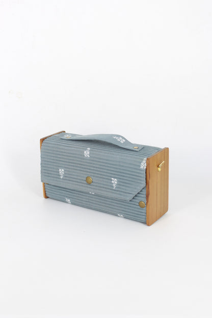 ASH GRAY Box Clutch - Single Sleeve