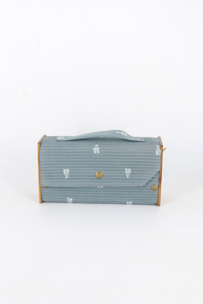 ASH GRAY Box Clutch - Single Sleeve