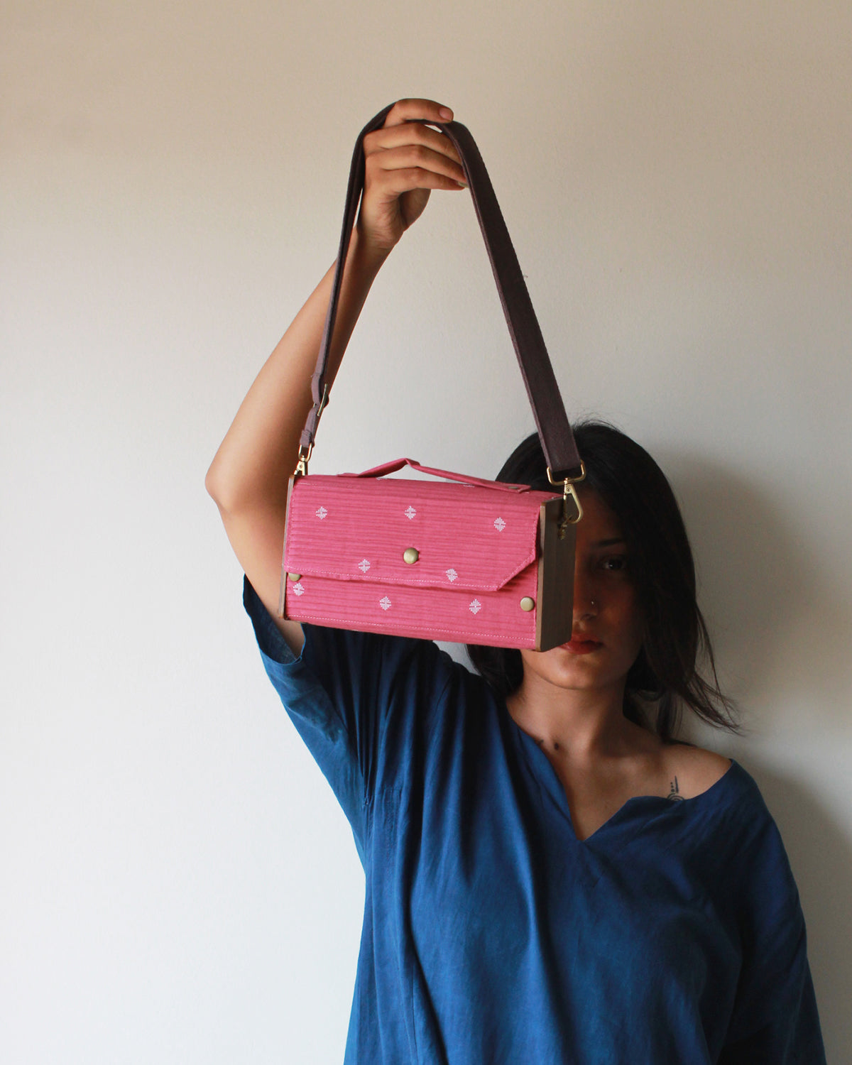 MAUVE Box Clutch - Single Sleeve