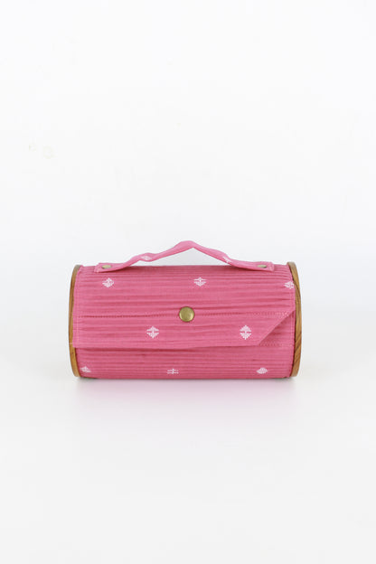 OAT & MAUVE Round Clutch - Changeable Sleeve