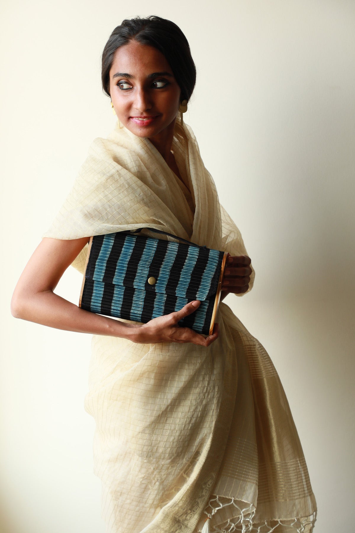 Harir upcycled Capsule Clutch