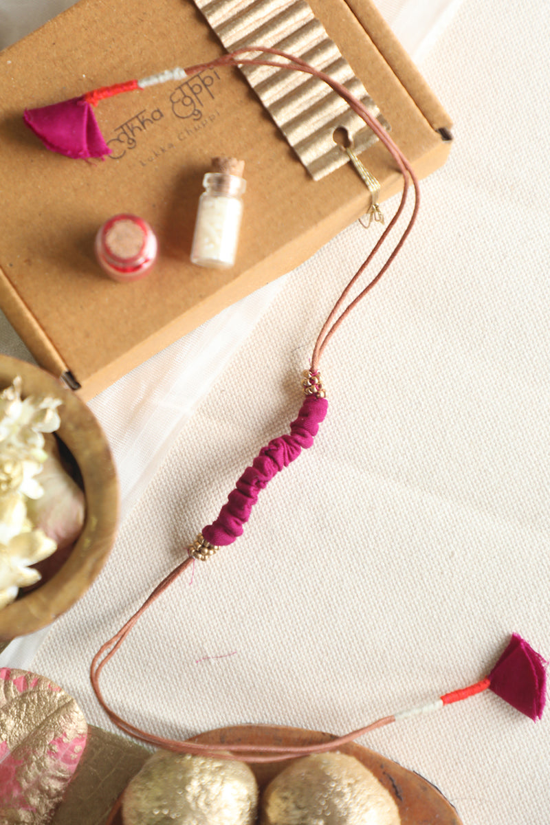 Lukka Chuppi Upcycled Rakhi-5