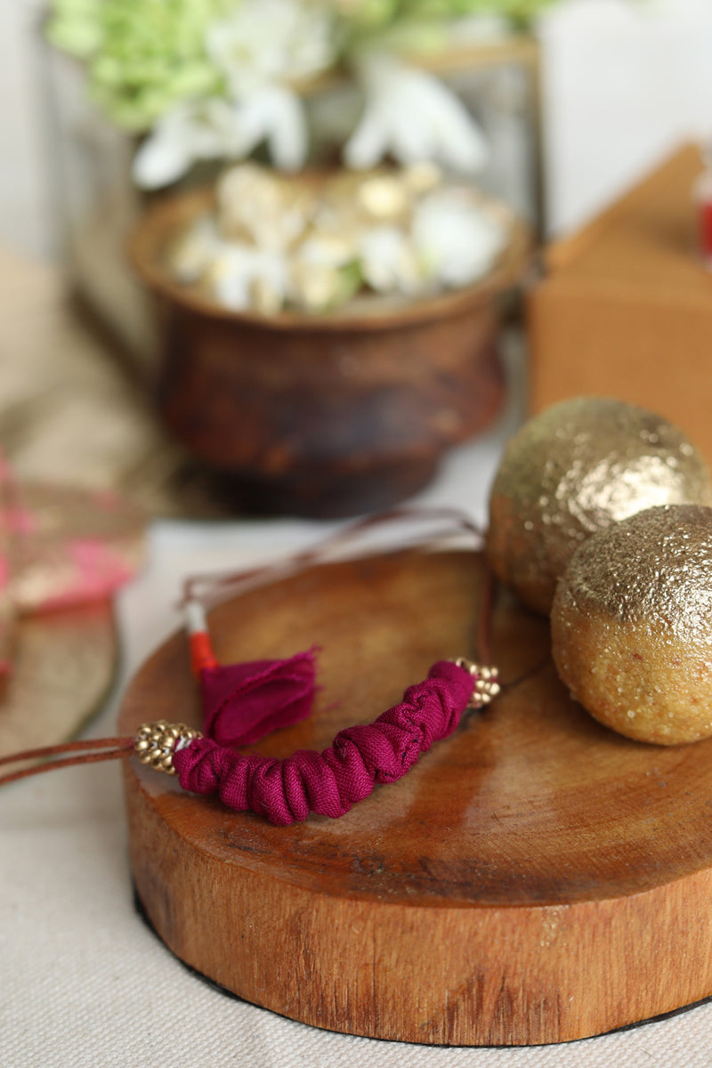 Lukka Chuppi Upcycled Rakhi-5
