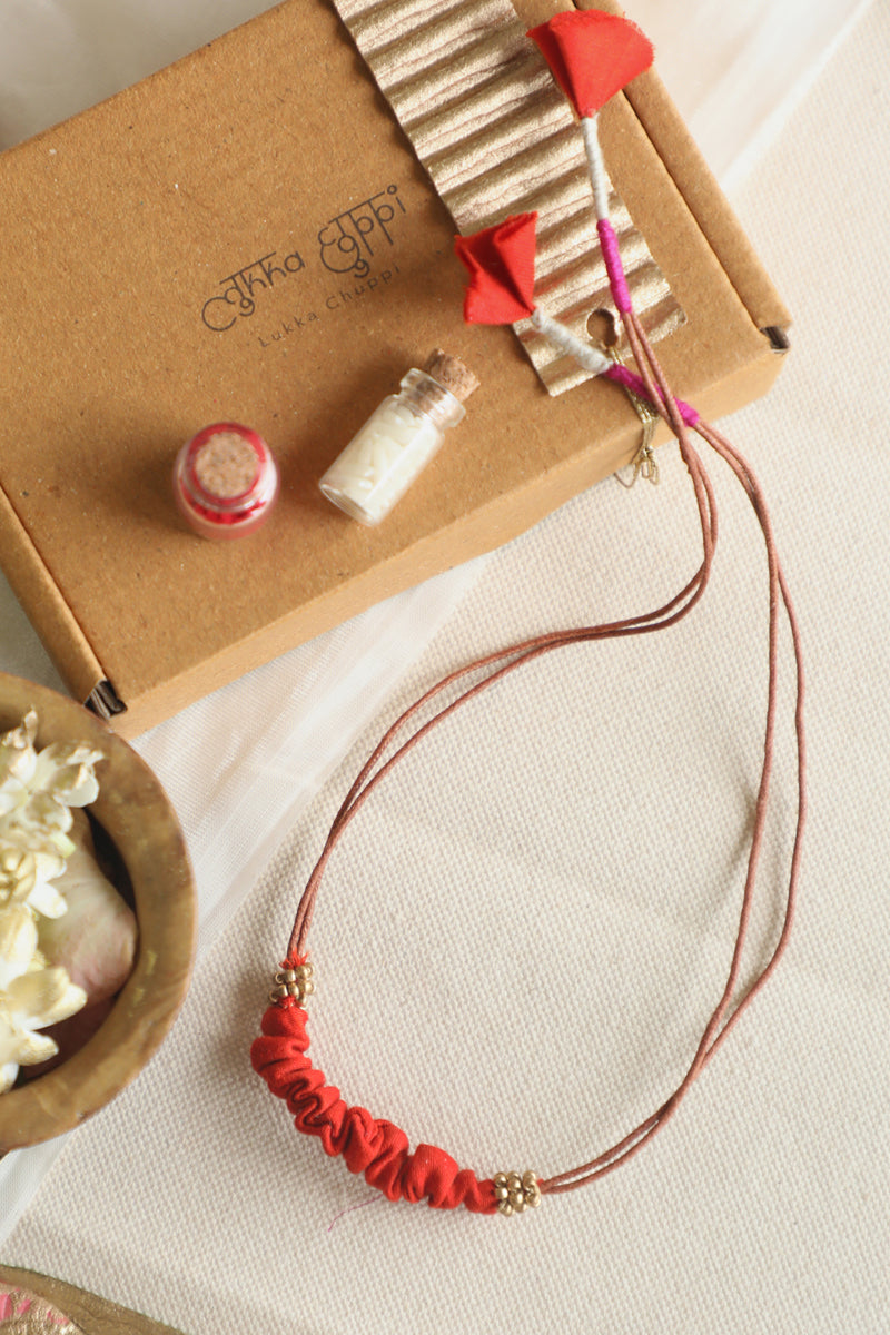 Lukka Chuppi Upcycled Rakhi-6
