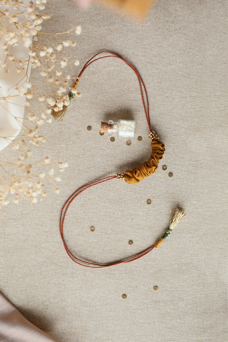 Lukka Chuppi Upcycled Rakhi-14
