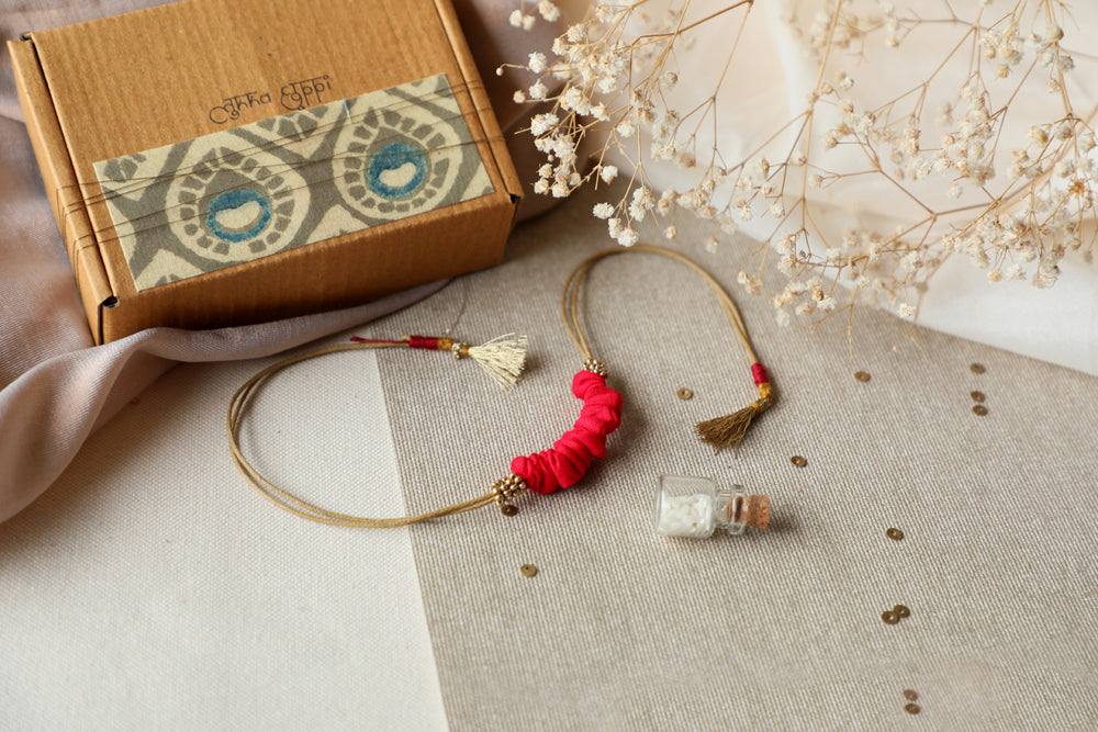 Lukka Chuppi Upcycled Rakhi-15