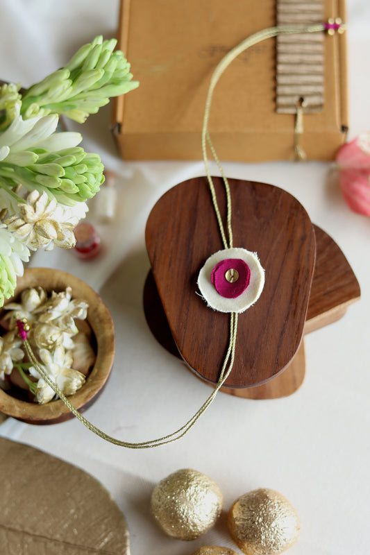 Lukka Chuppi Upcycled Rakhi#13
