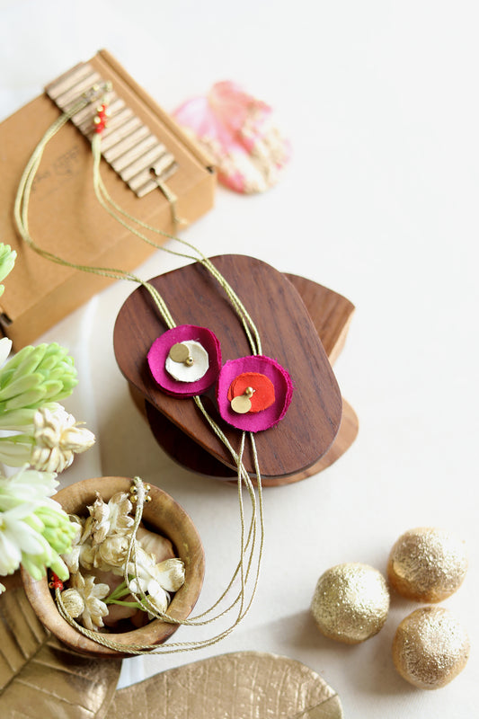 Lukka Chuppi Upcycled Rakhi#9 Set of 2