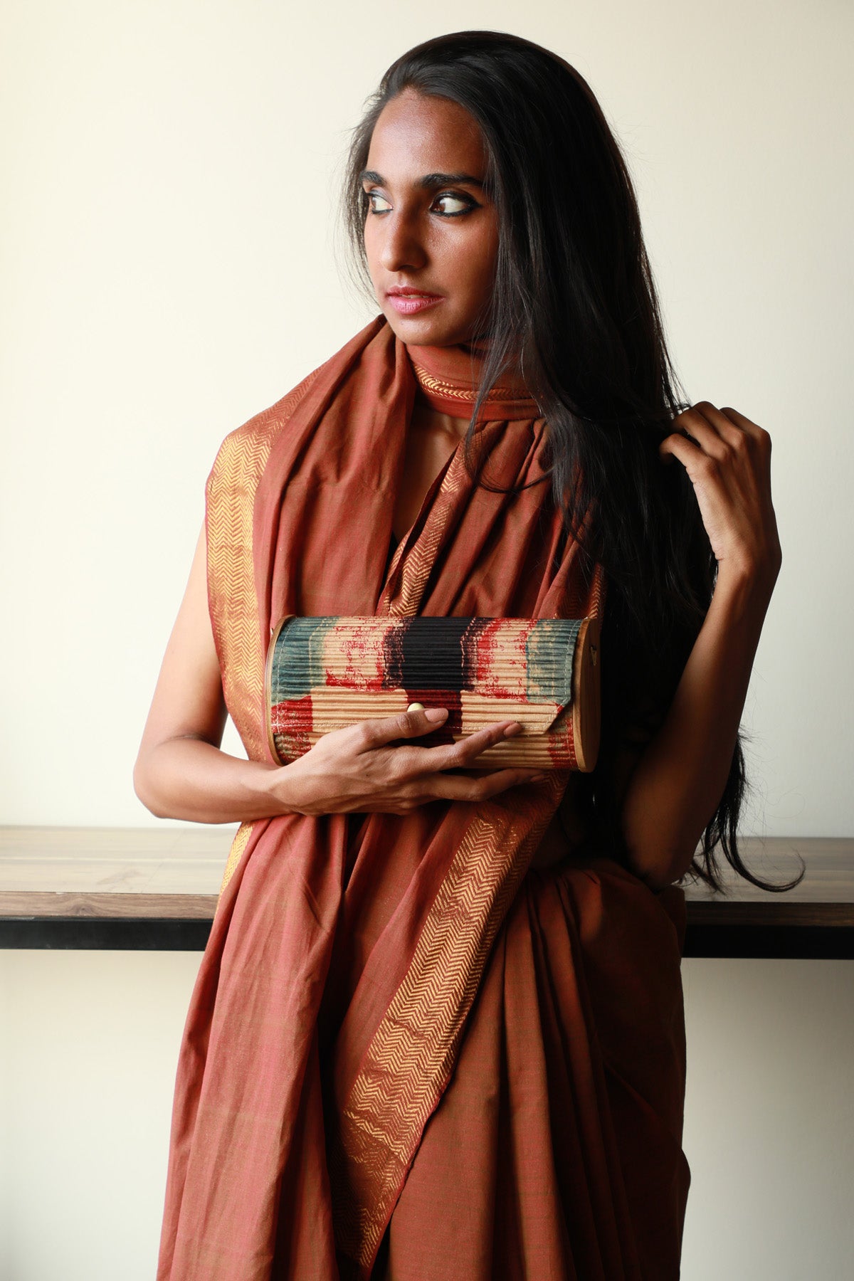 Meshi upcycled Capsule Clutch