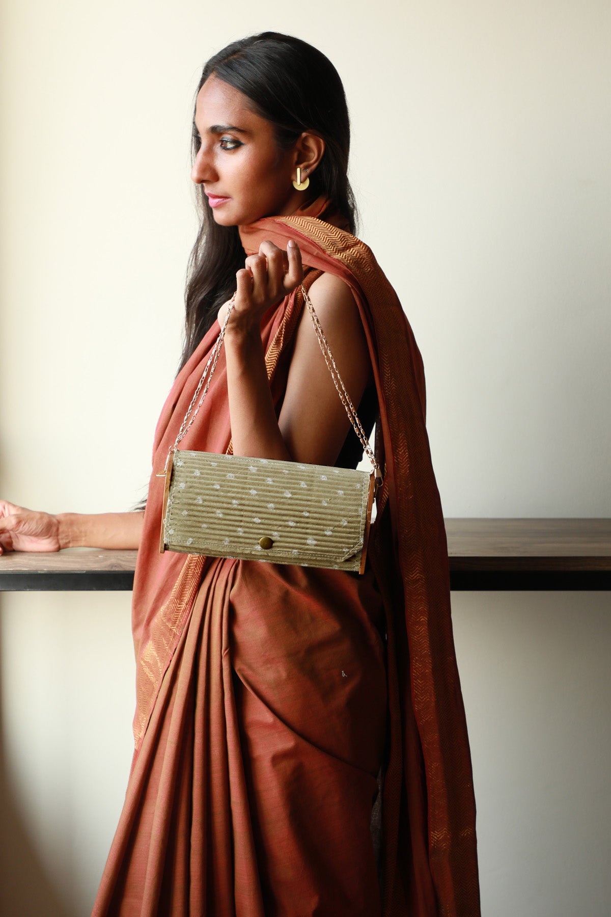 Resham upcycled Mini Clutch