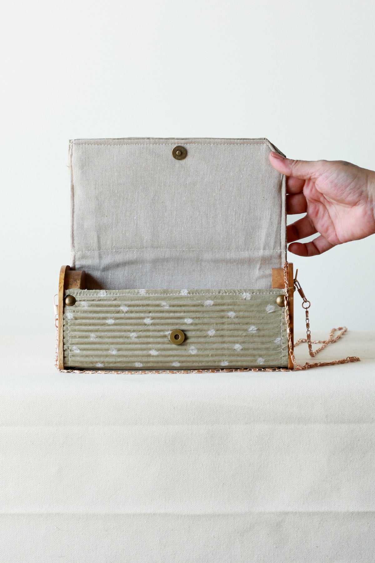 Resham upcycled Mini Clutch