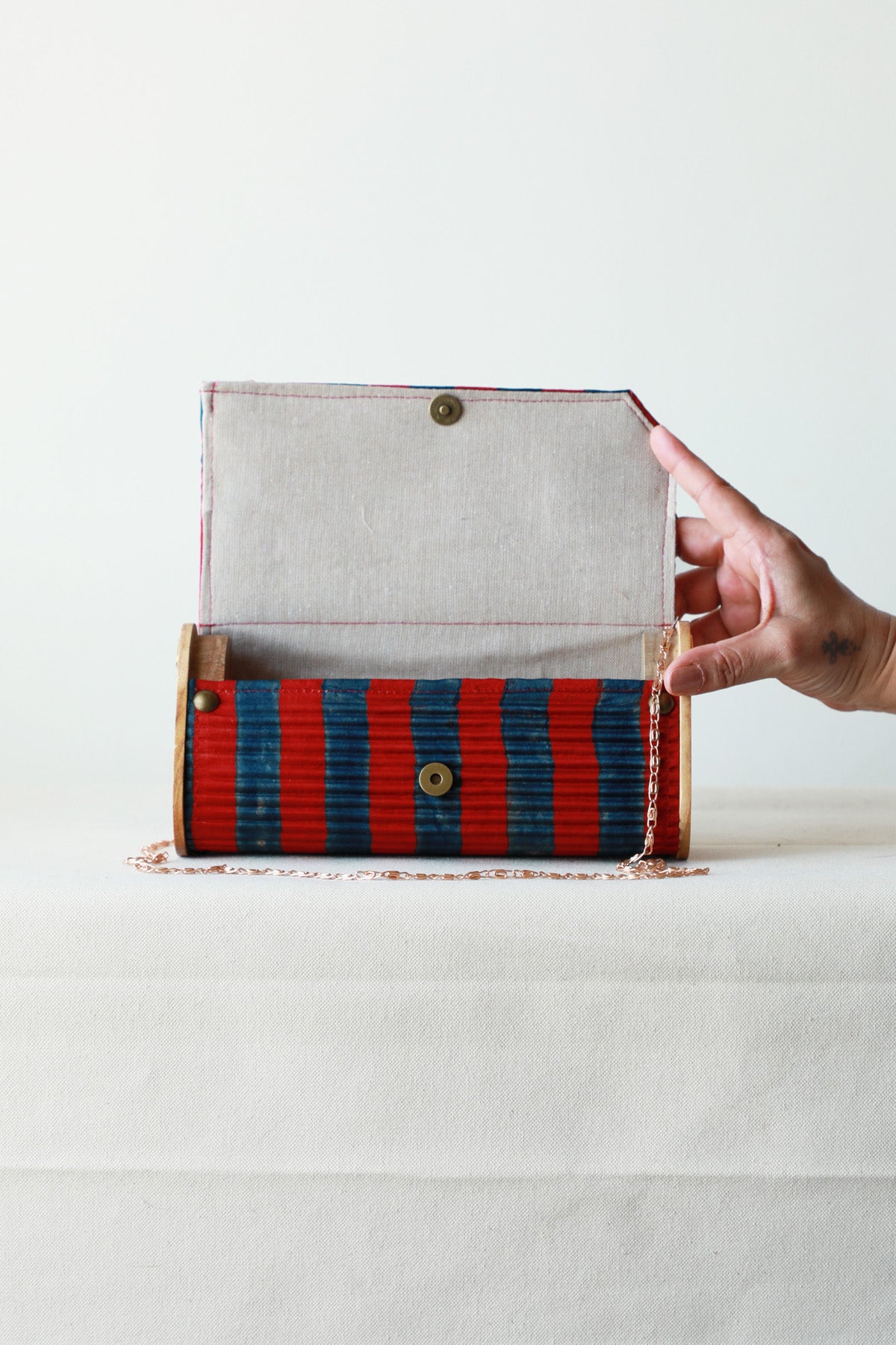 Seta upcyled Mini Clutch