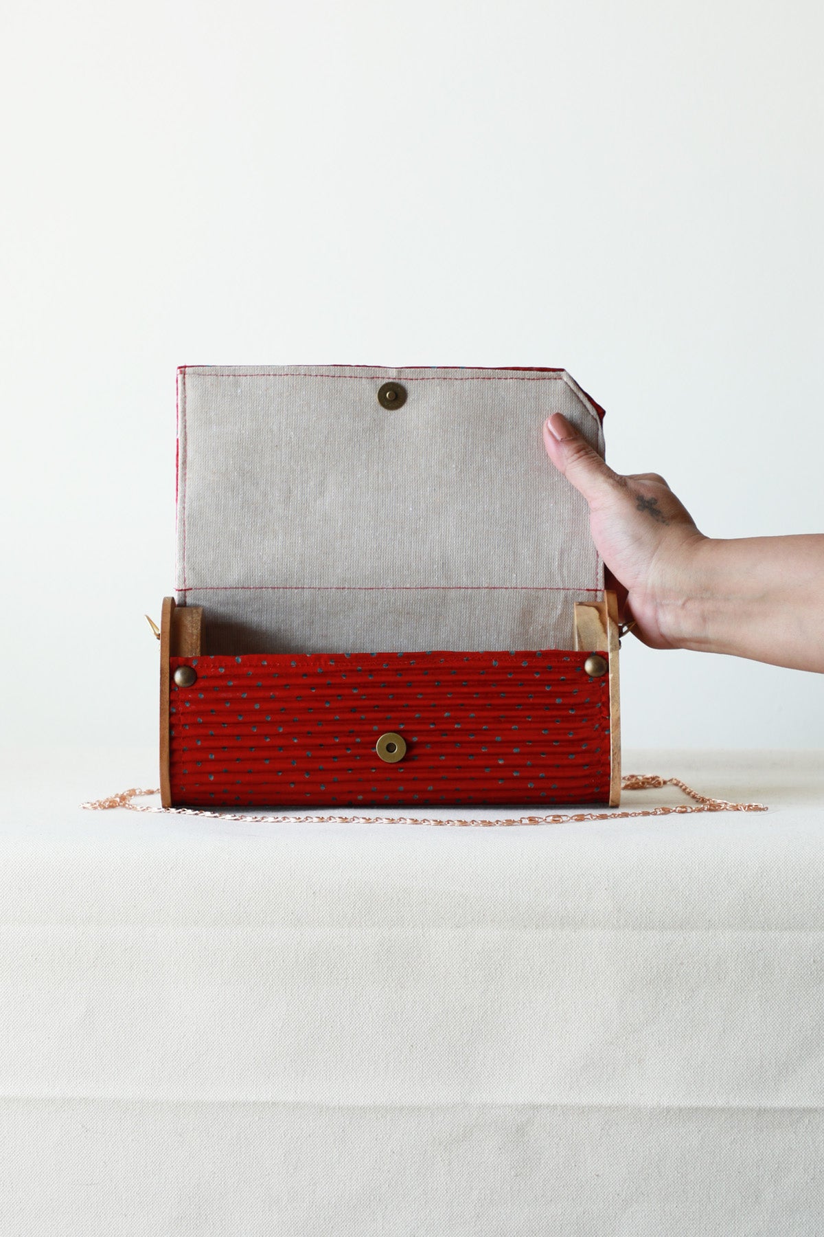 Silkeu upcycled Mini Clutch