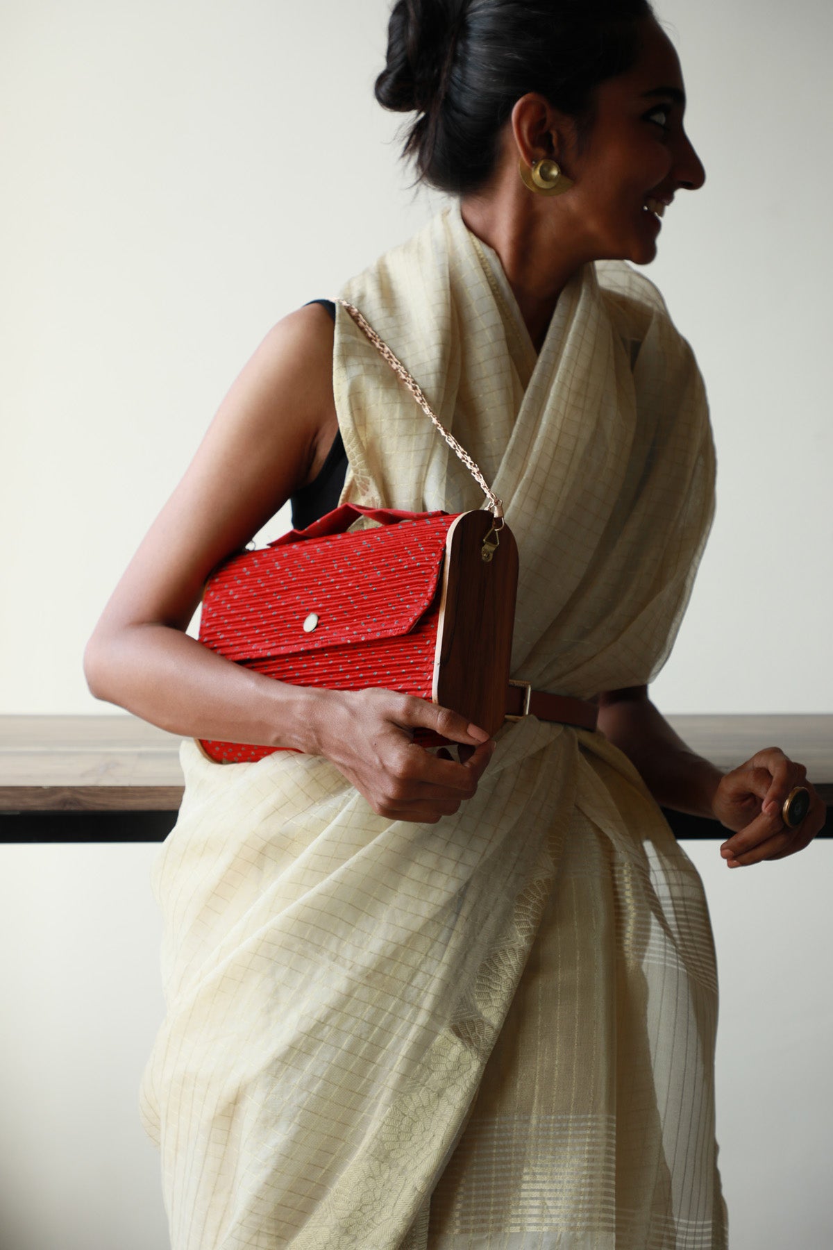Soie upcycled Capsule Clutch