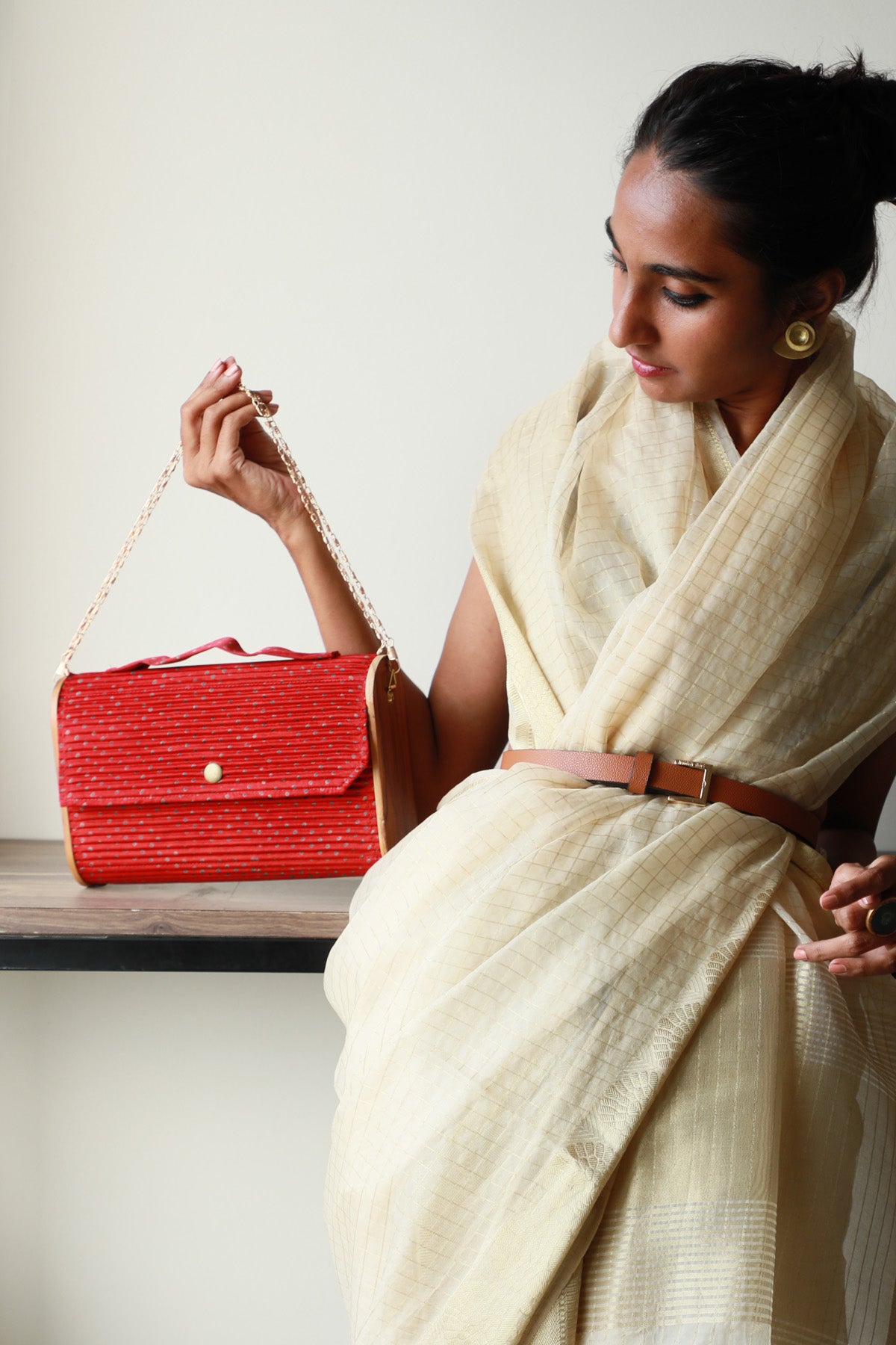 Soie upcycled Capsule Clutch