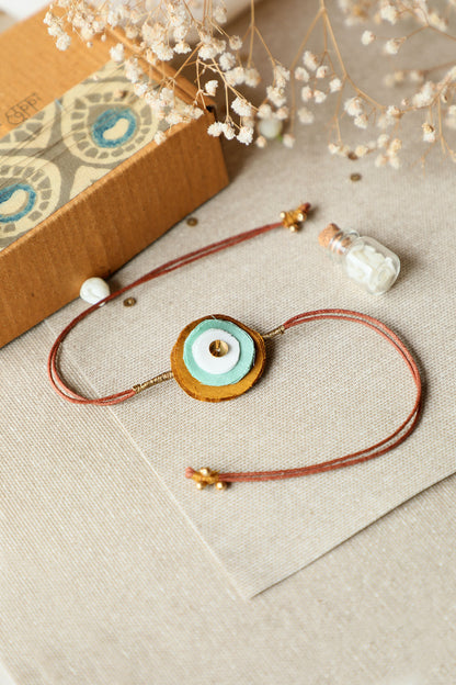 Upcycled Artisanal Rakhi#14