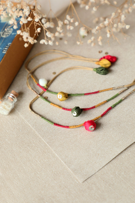 Upcycled Artisanal Rakhi#17 - set of 3