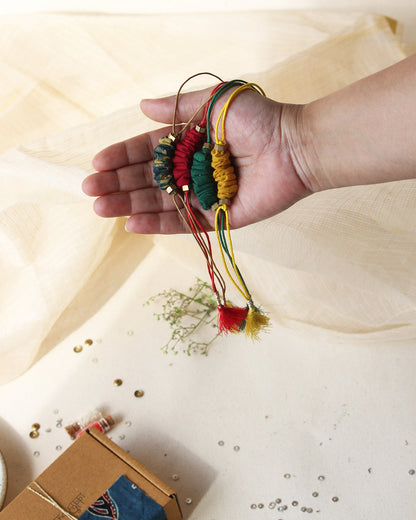 Upcycled Artisanal Rakhi#39