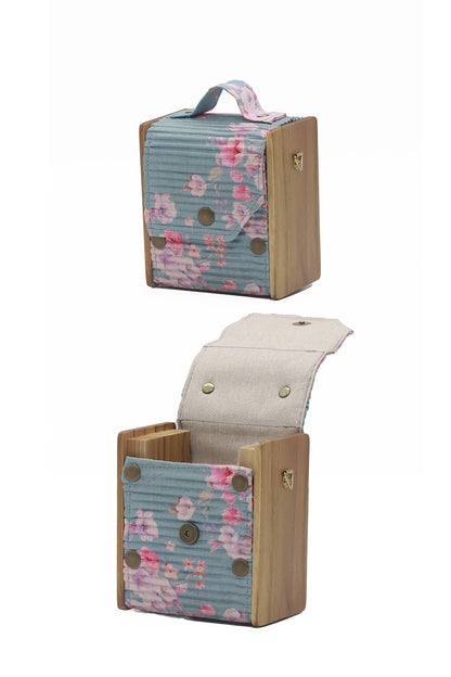 Vintage Blossom 4 in 1 Box clutch