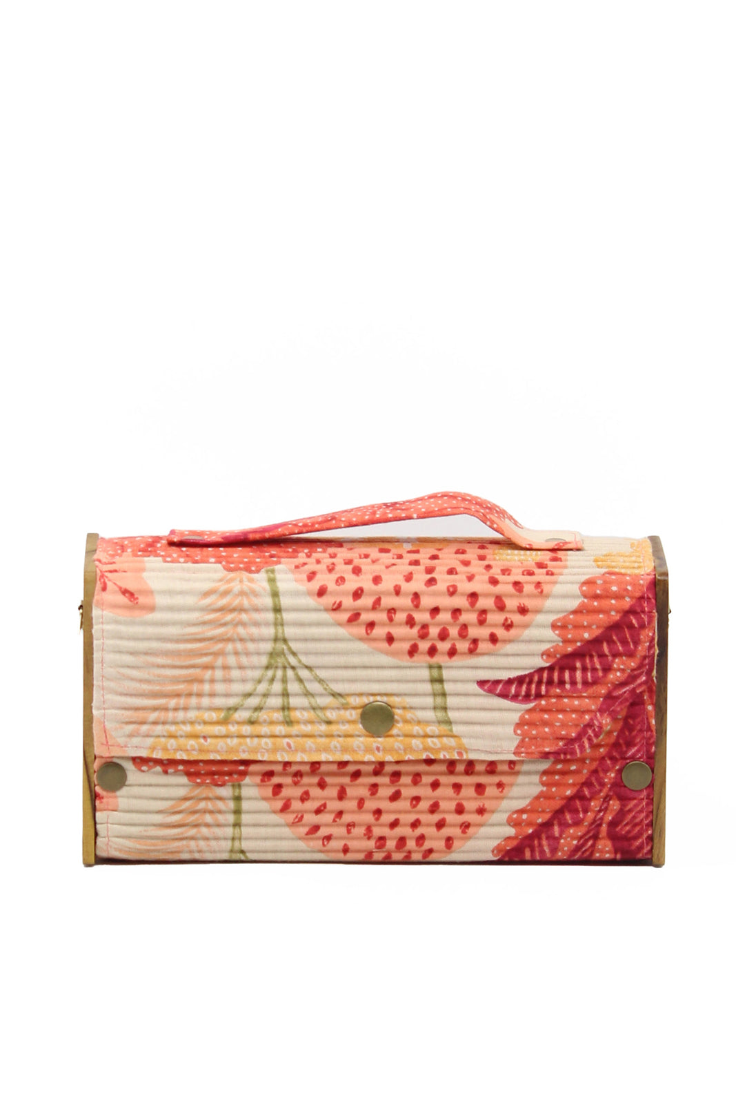 Springtale & Solid Olive Box Clutch - Changeable Sleeve