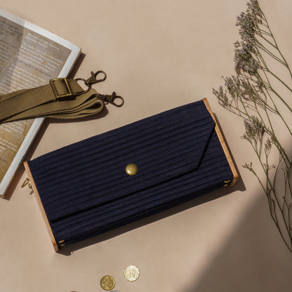 Navy Blue Mini Clutch