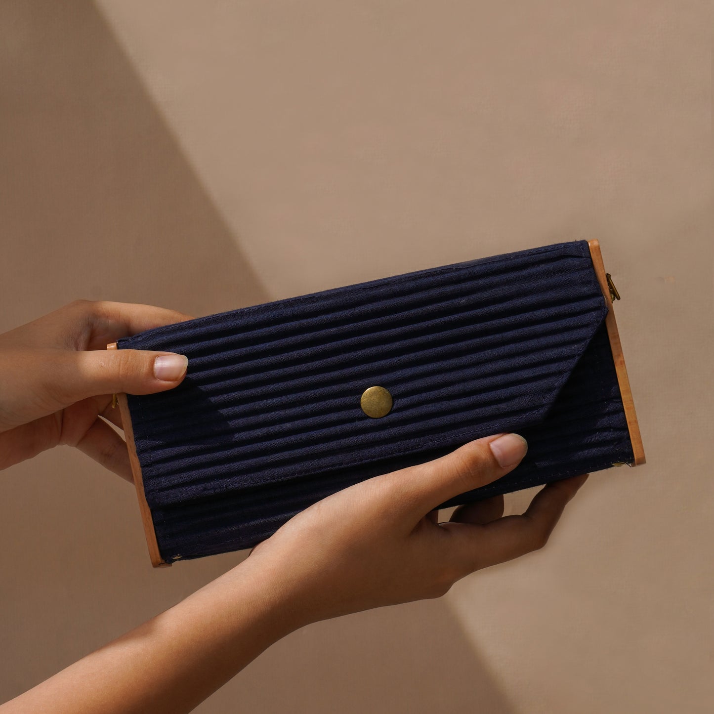 Navy Blue Mini Clutch