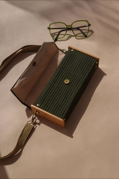 Olive Green Mini Clutch