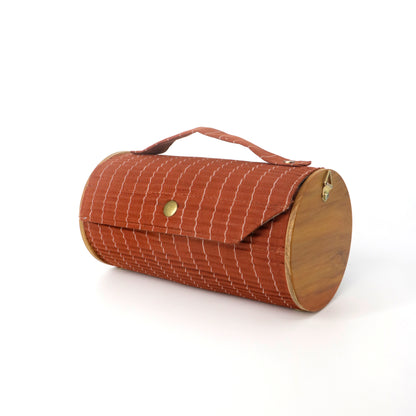 Earthen Hue Round Clutch