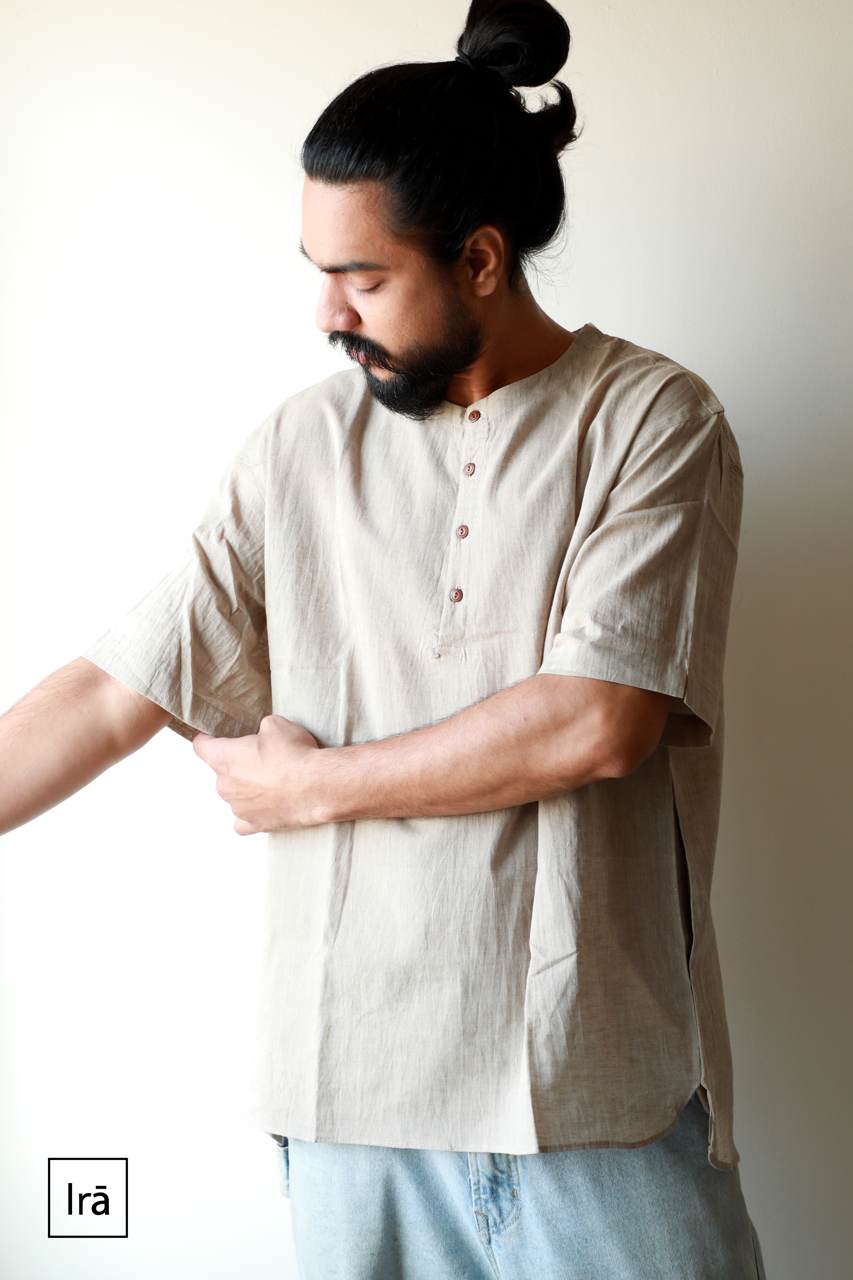 Classic Kurta - Beige