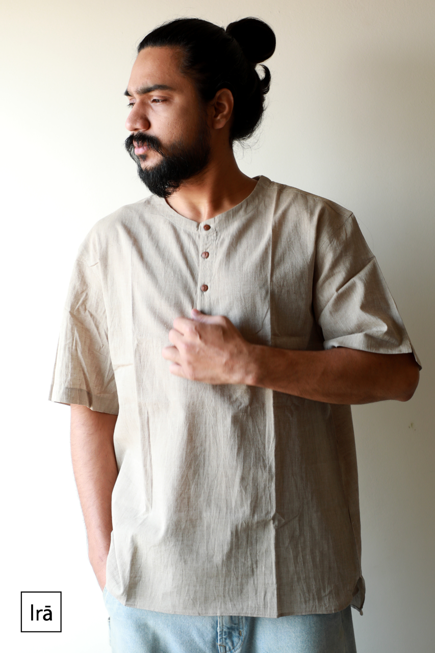 Classic Kurta - Beige