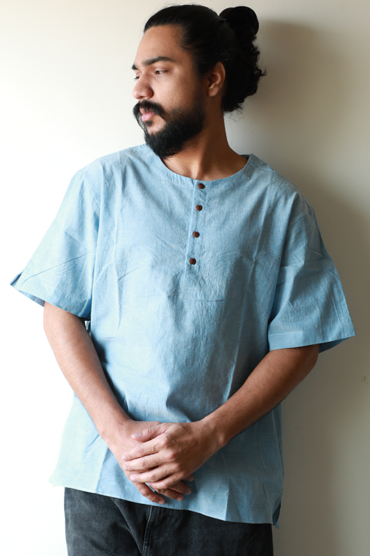 Classic Kurta - Sky Blue